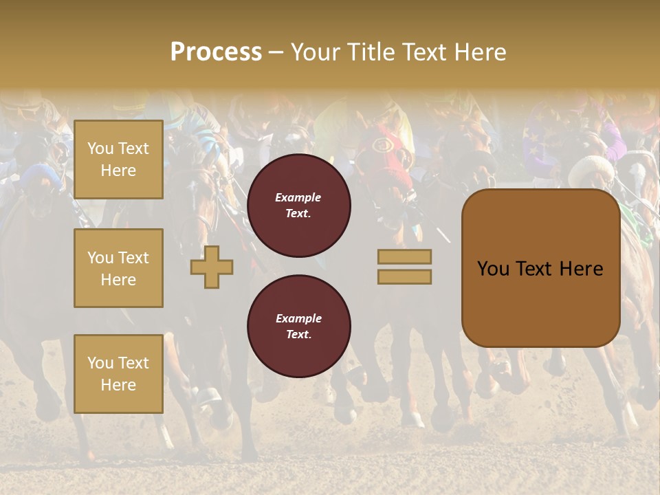 Compete Joel Racecourse PowerPoint Template