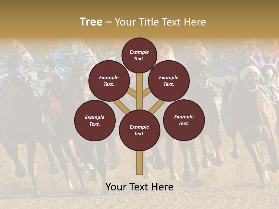 Compete Joel Racecourse PowerPoint Template