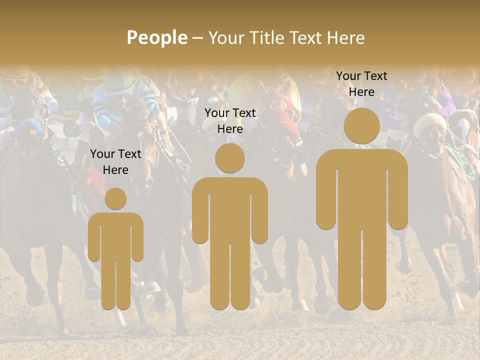 Compete Joel Racecourse PowerPoint Template