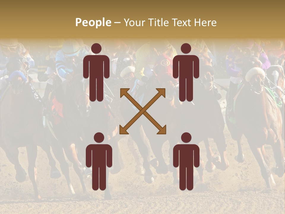 Compete Joel Racecourse PowerPoint Template