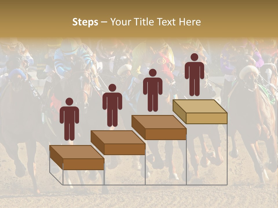 Compete Joel Racecourse PowerPoint Template