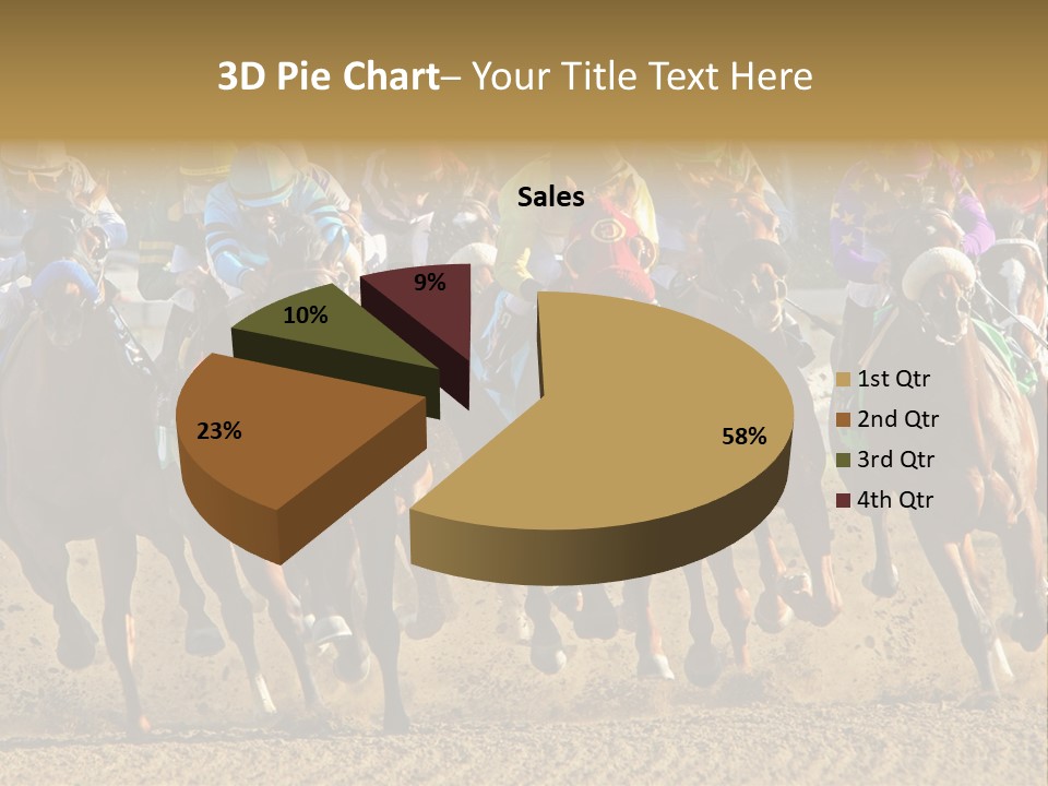 Compete Joel Racecourse PowerPoint Template