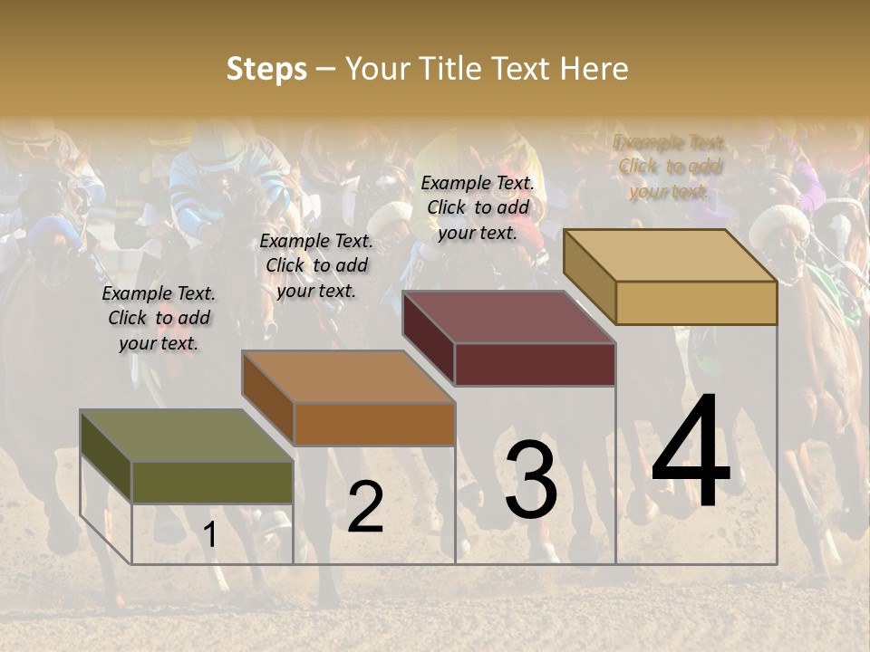 Compete Joel Racecourse PowerPoint Template