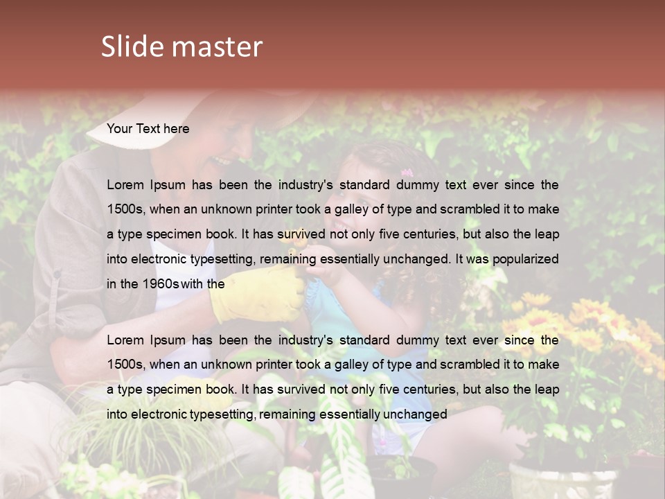 Beautiful Cute Sit PowerPoint Template