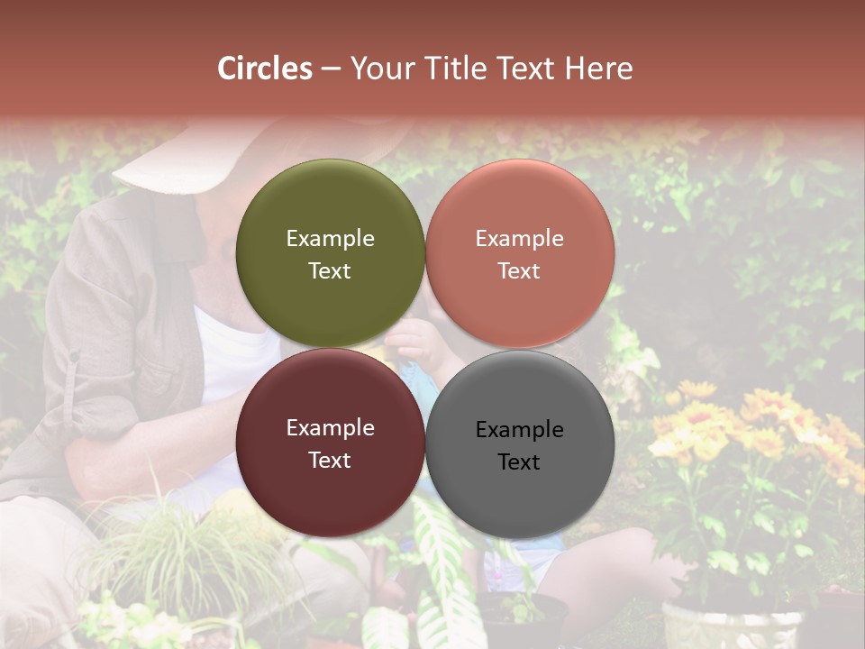 Beautiful Cute Sit PowerPoint Template