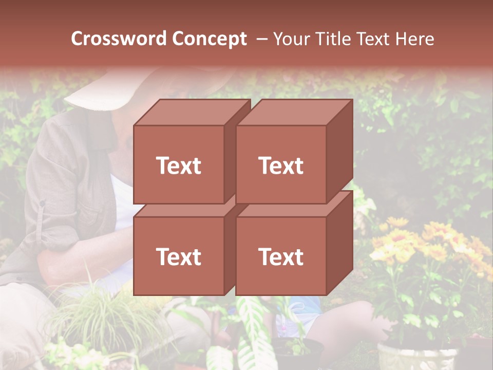 Beautiful Cute Sit PowerPoint Template