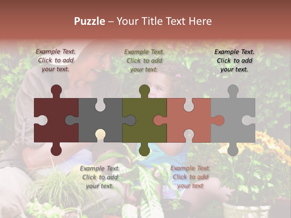 Beautiful Cute Sit PowerPoint Template