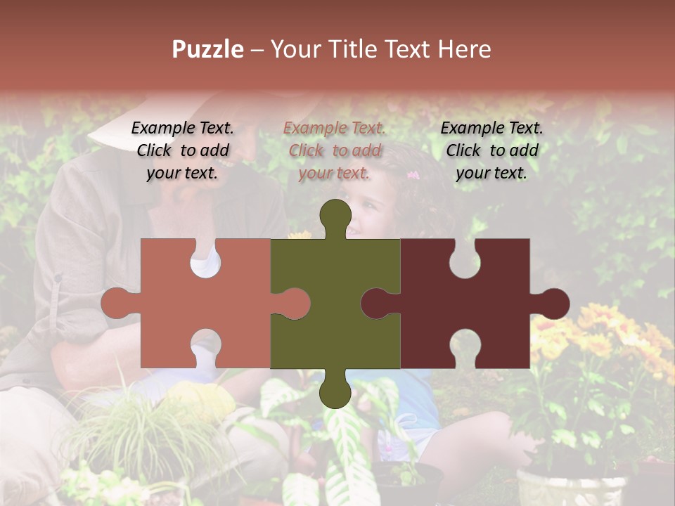 Beautiful Cute Sit PowerPoint Template