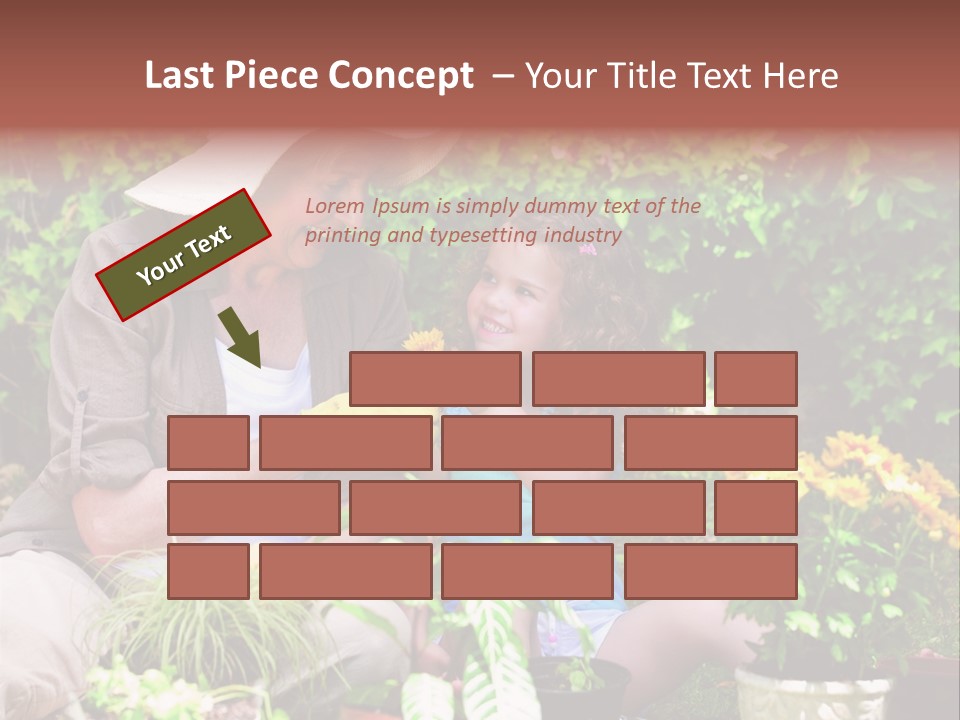 Beautiful Cute Sit PowerPoint Template