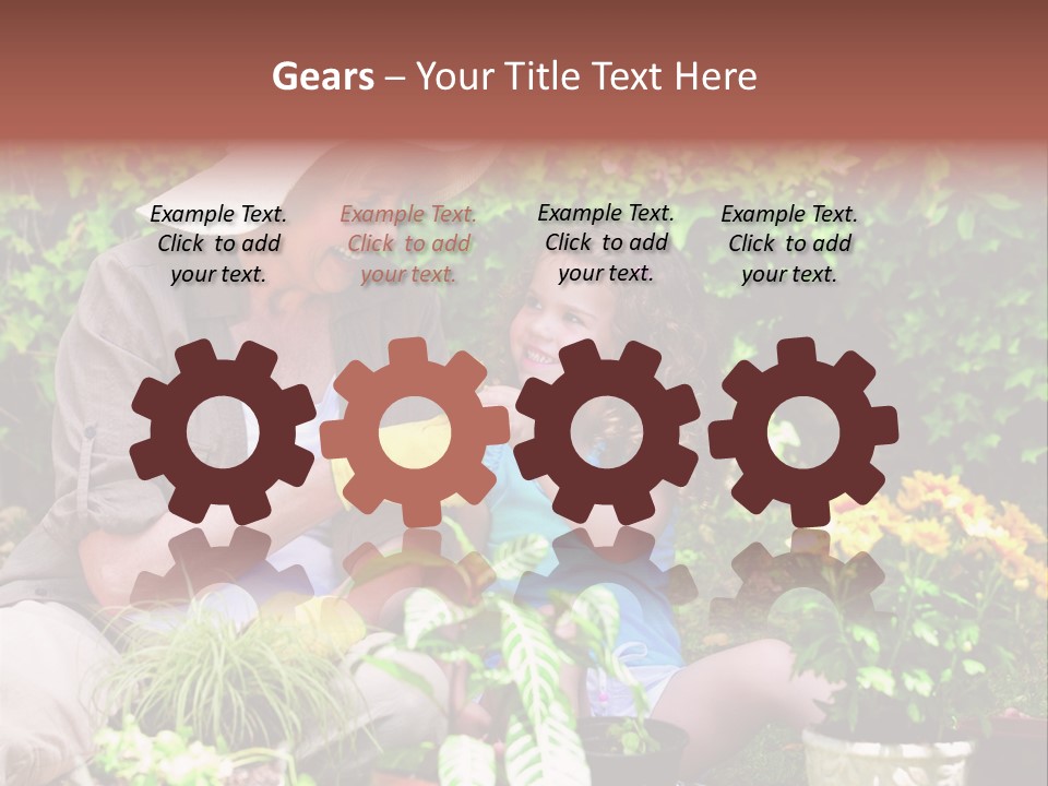 Beautiful Cute Sit PowerPoint Template