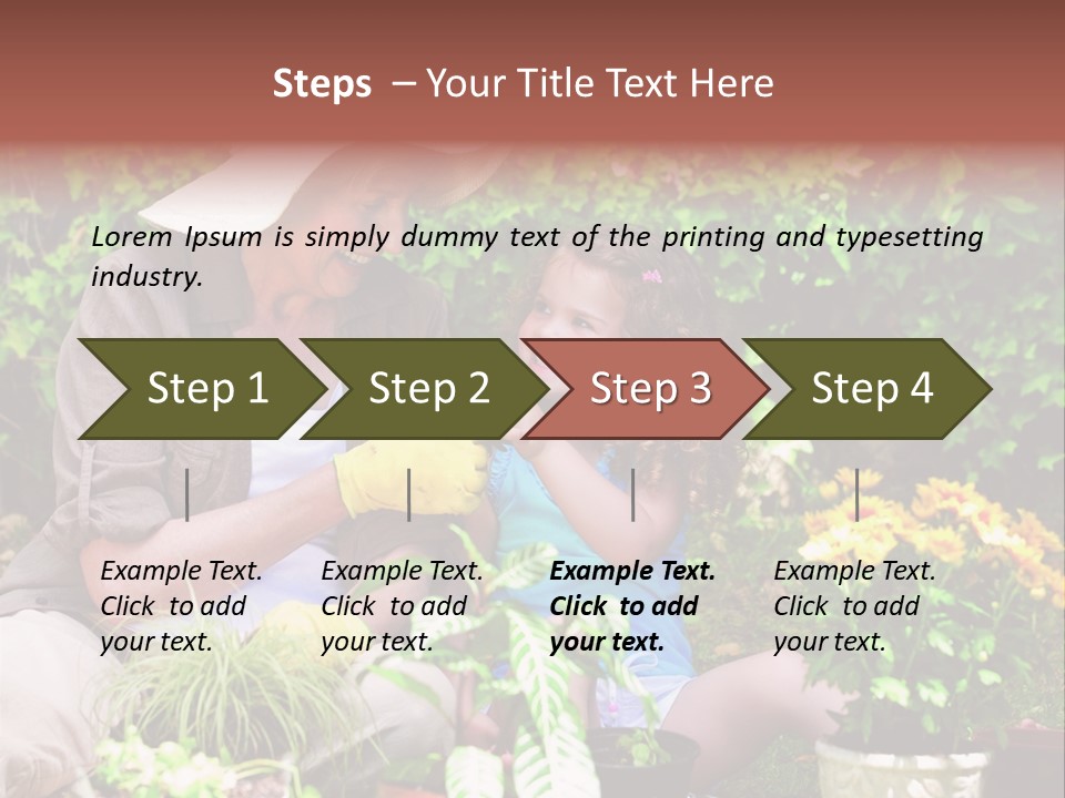 Beautiful Cute Sit PowerPoint Template