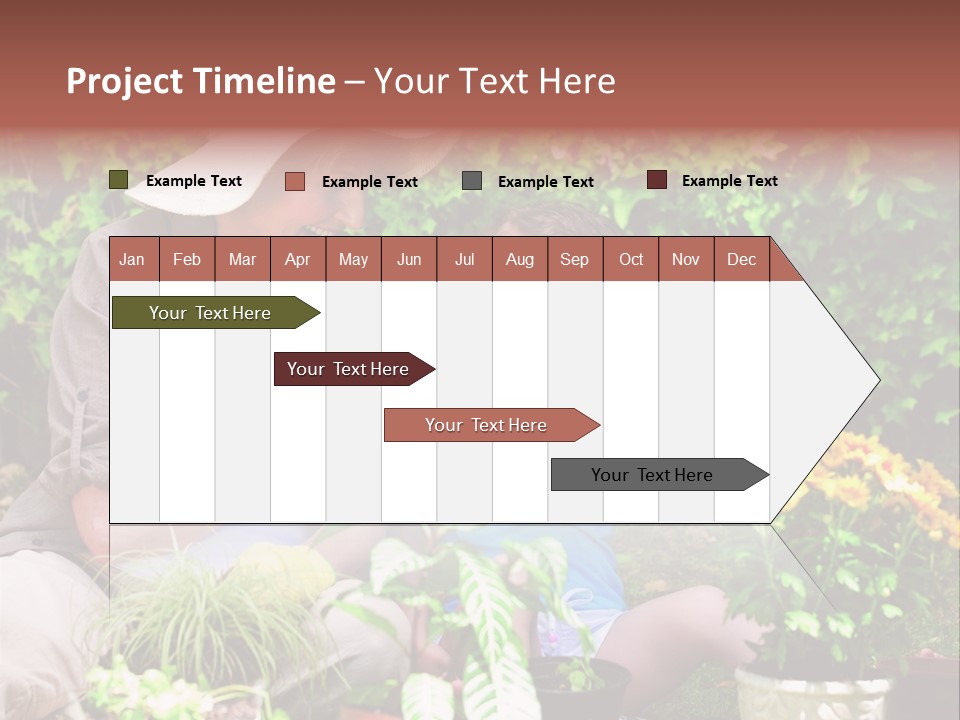 Beautiful Cute Sit PowerPoint Template