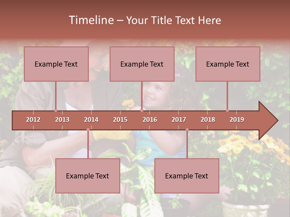 Beautiful Cute Sit PowerPoint Template