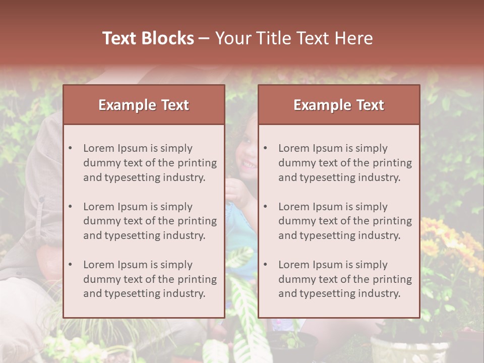 Beautiful Cute Sit PowerPoint Template