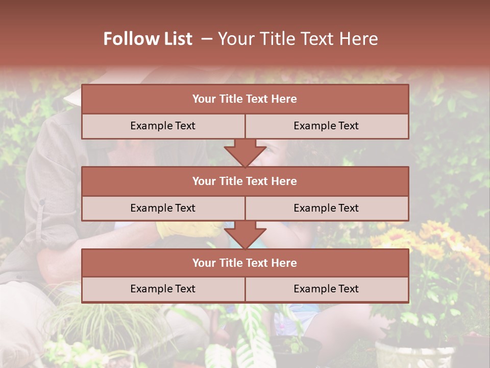 Beautiful Cute Sit PowerPoint Template