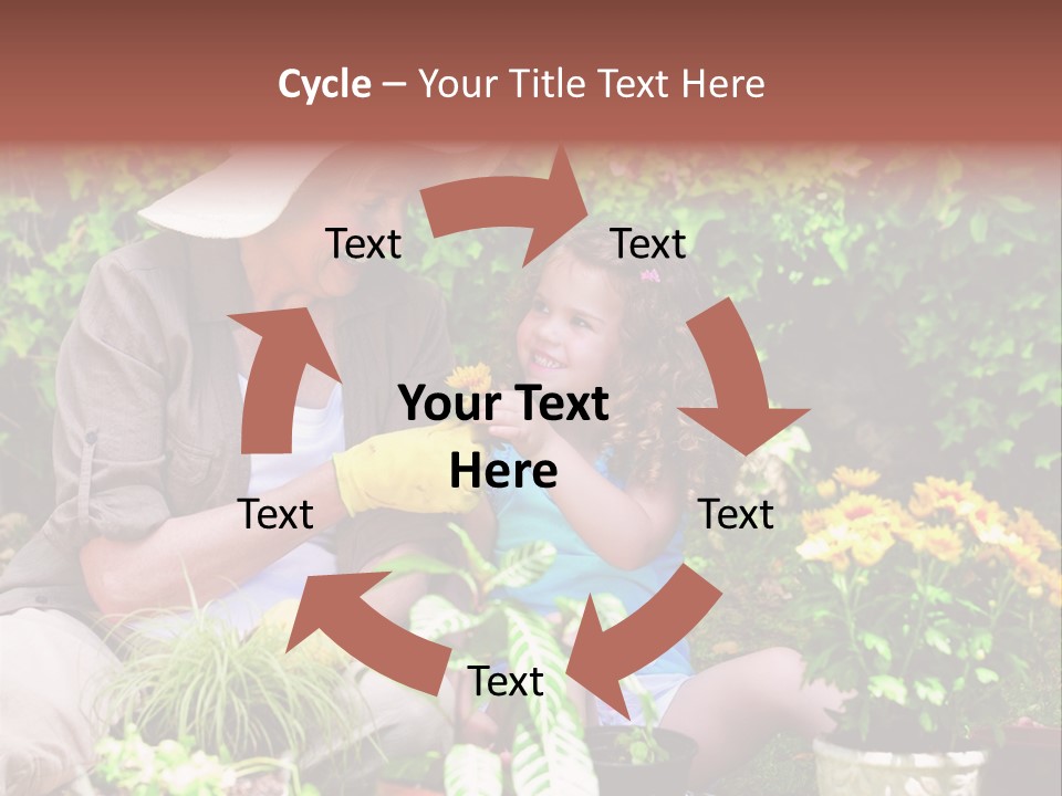 Beautiful Cute Sit PowerPoint Template