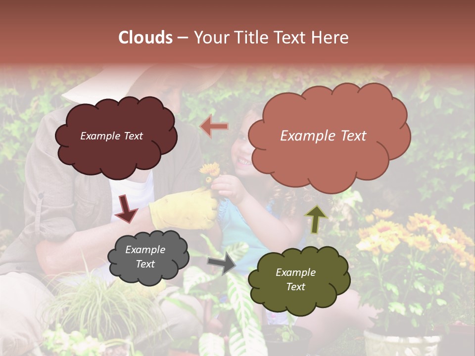 Beautiful Cute Sit PowerPoint Template