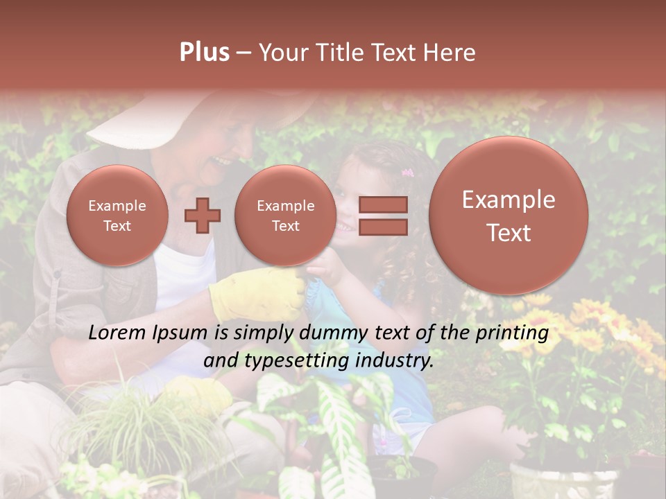 Beautiful Cute Sit PowerPoint Template