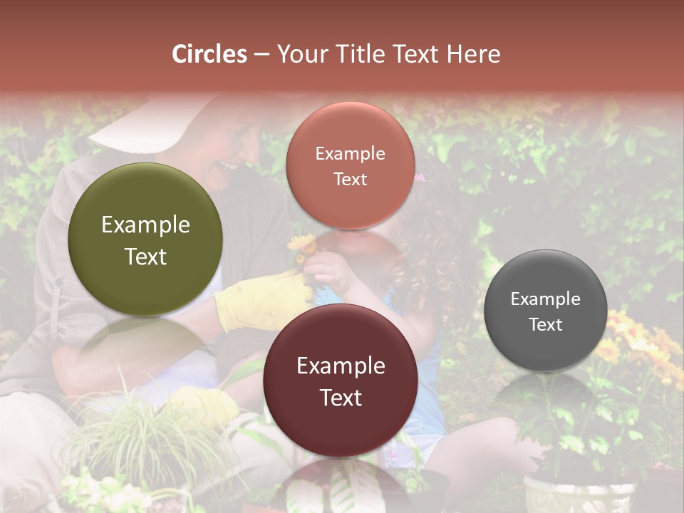 Beautiful Cute Sit PowerPoint Template