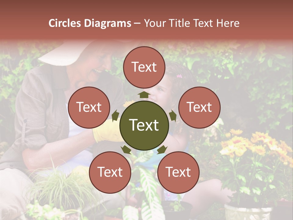 Beautiful Cute Sit PowerPoint Template