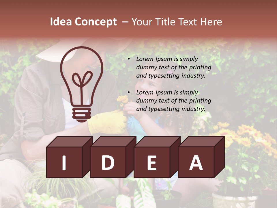 Beautiful Cute Sit PowerPoint Template