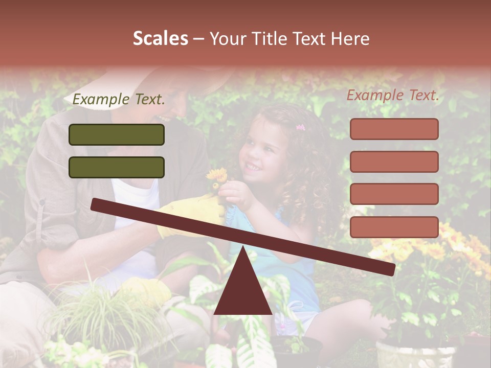 Beautiful Cute Sit PowerPoint Template