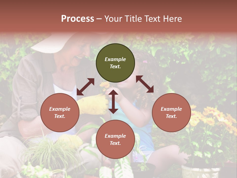 Beautiful Cute Sit PowerPoint Template