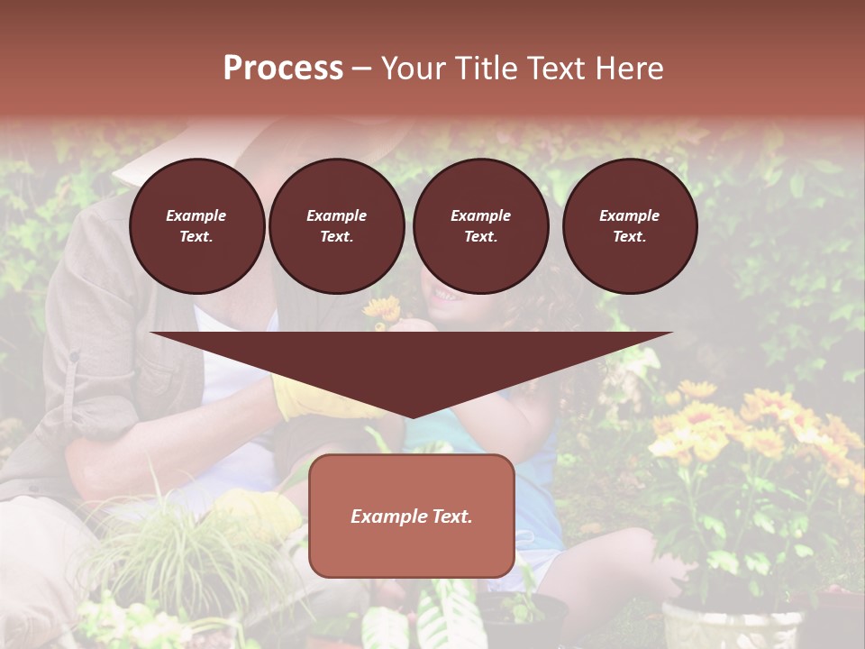 Beautiful Cute Sit PowerPoint Template
