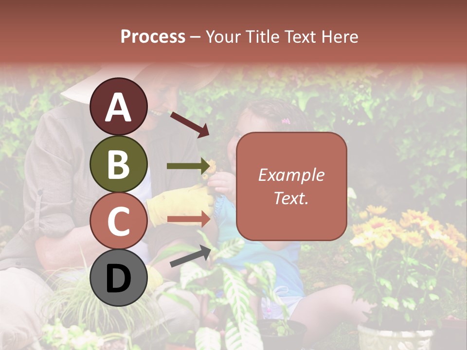 Beautiful Cute Sit PowerPoint Template