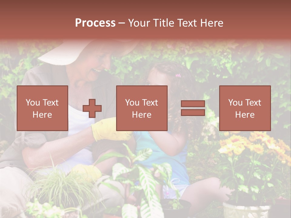 Beautiful Cute Sit PowerPoint Template