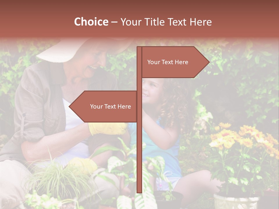 Beautiful Cute Sit PowerPoint Template