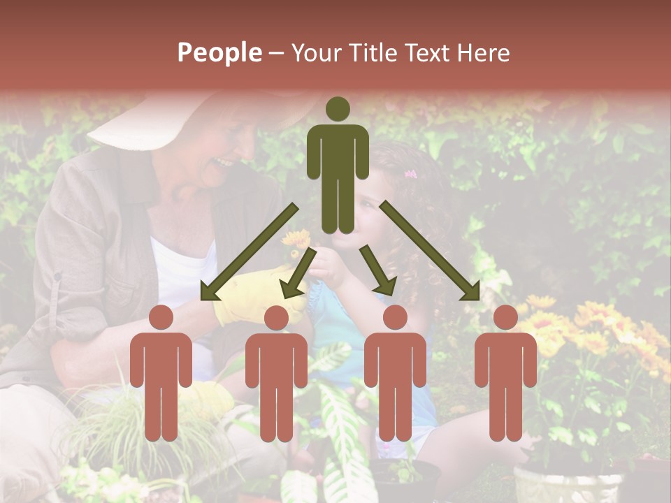 Beautiful Cute Sit PowerPoint Template