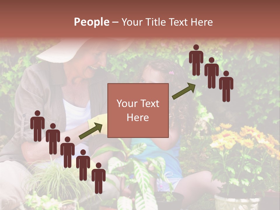 Beautiful Cute Sit PowerPoint Template