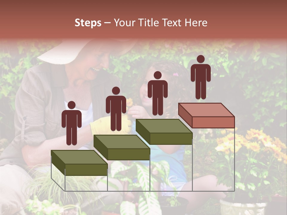 Beautiful Cute Sit PowerPoint Template