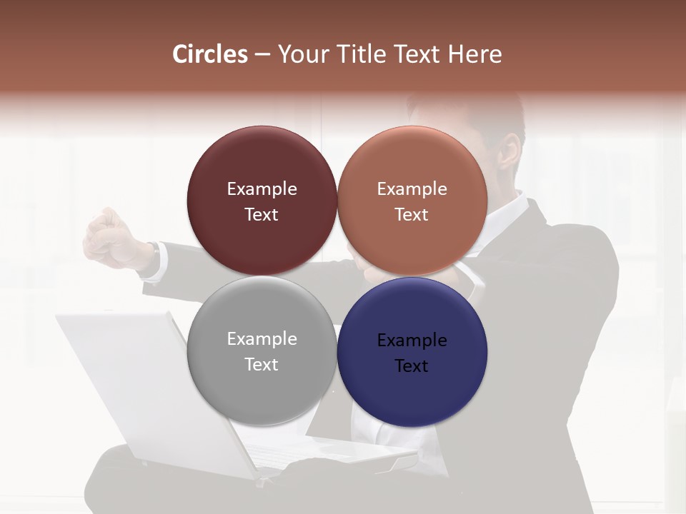 A Man In A Suit Pointing At Something PowerPoint Template