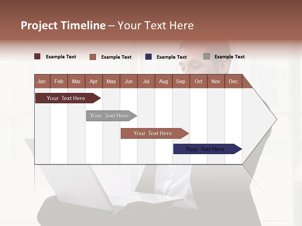 A Man In A Suit Pointing At Something PowerPoint Template