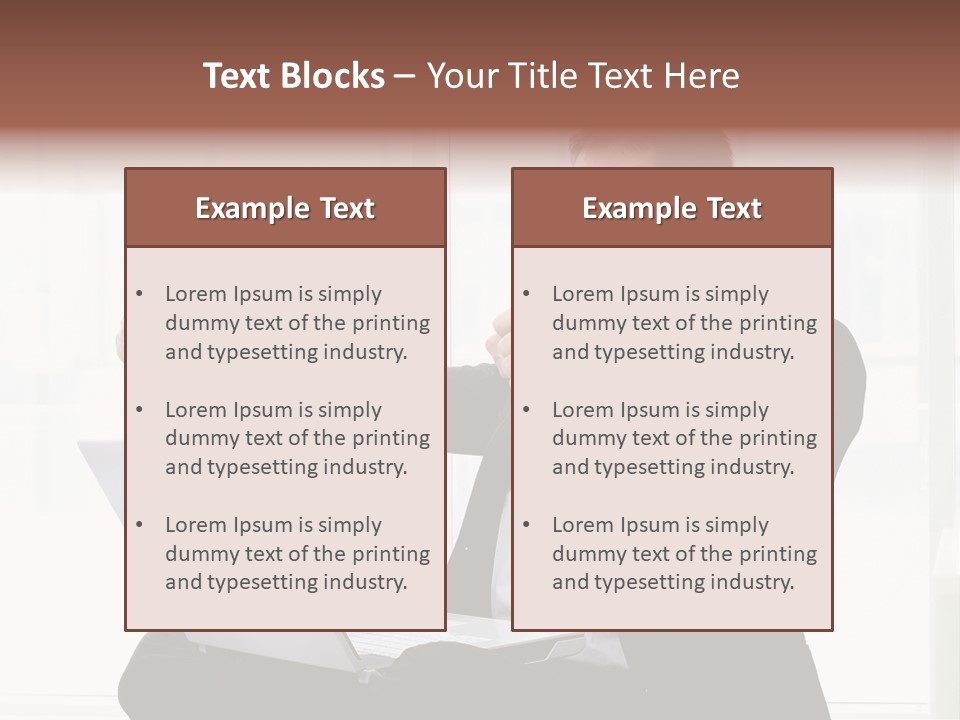 A Man In A Suit Pointing At Something PowerPoint Template