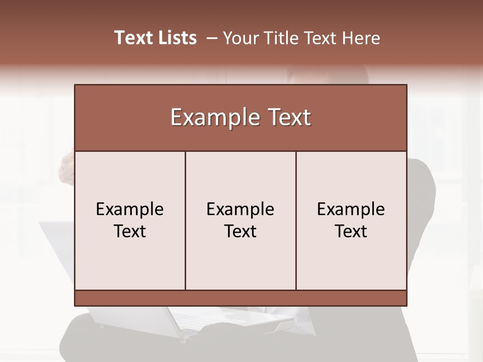 A Man In A Suit Pointing At Something PowerPoint Template