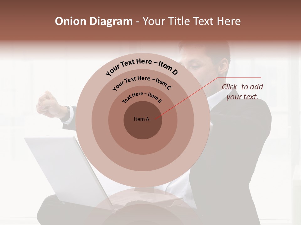 A Man In A Suit Pointing At Something PowerPoint Template