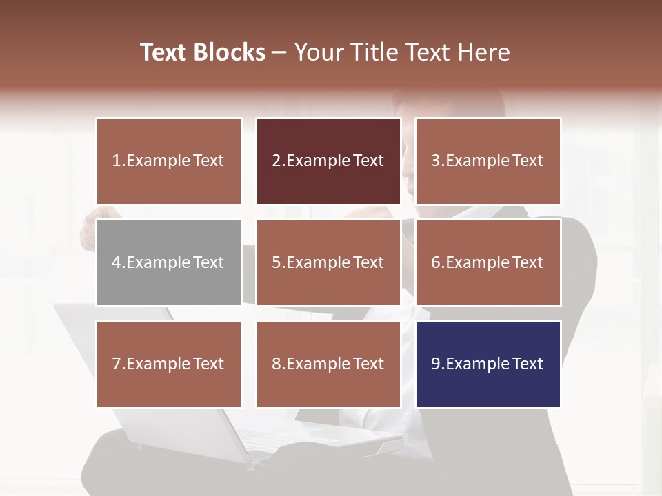 A Man In A Suit Pointing At Something PowerPoint Template