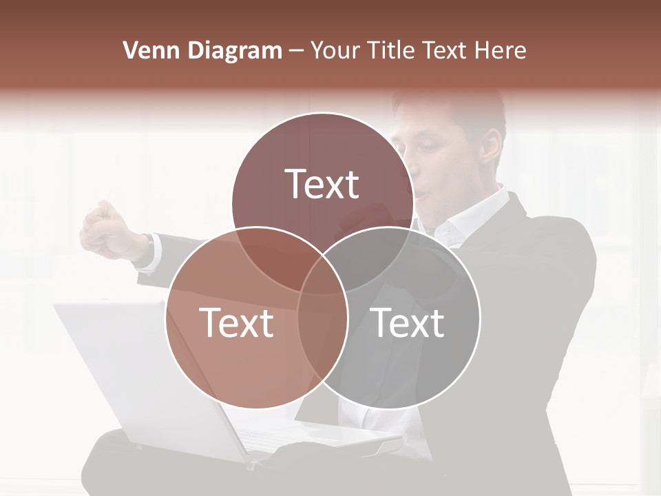 A Man In A Suit Pointing At Something PowerPoint Template