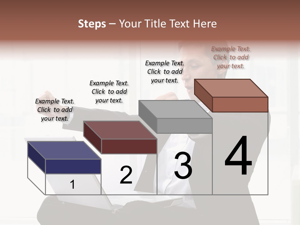 A Man In A Suit Pointing At Something PowerPoint Template