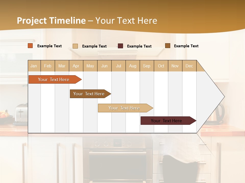 A Man Standing In A Kitchen Next To A Stove Top Oven PowerPoint Template