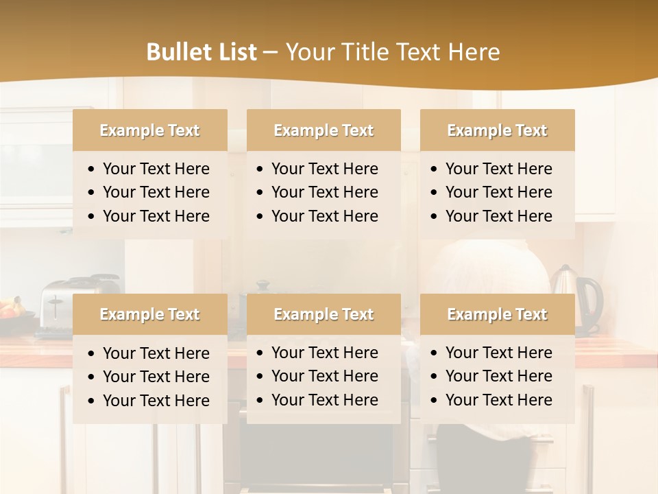 A Man Standing In A Kitchen Next To A Stove Top Oven PowerPoint Template