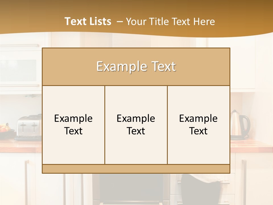 A Man Standing In A Kitchen Next To A Stove Top Oven PowerPoint Template