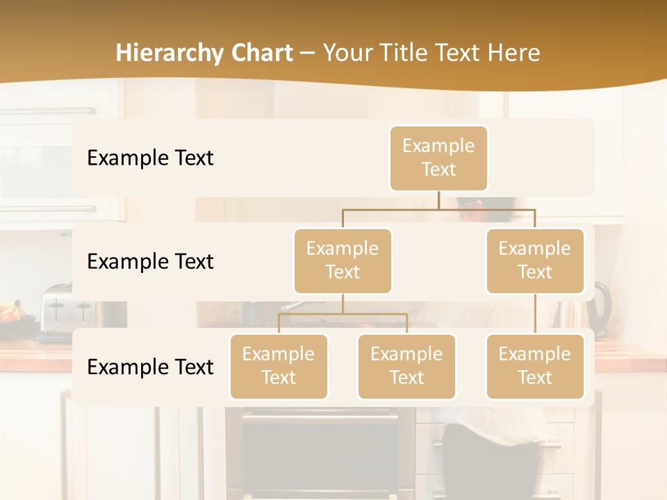 A Man Standing In A Kitchen Next To A Stove Top Oven PowerPoint Template