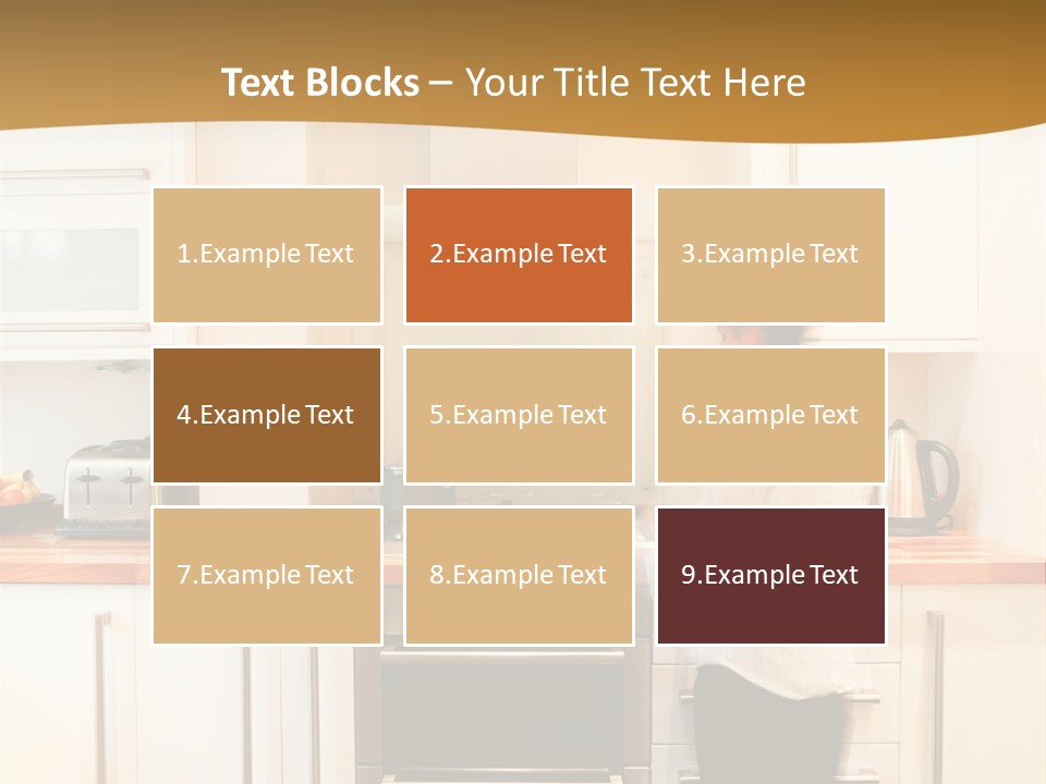 A Man Standing In A Kitchen Next To A Stove Top Oven PowerPoint Template