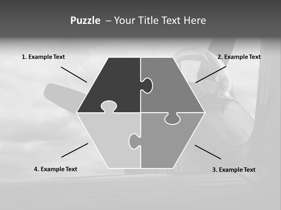 World War Ii Bomber Transportation PowerPoint Template