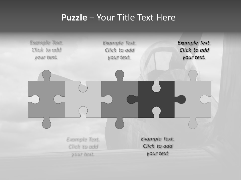 World War Ii Bomber Transportation PowerPoint Template