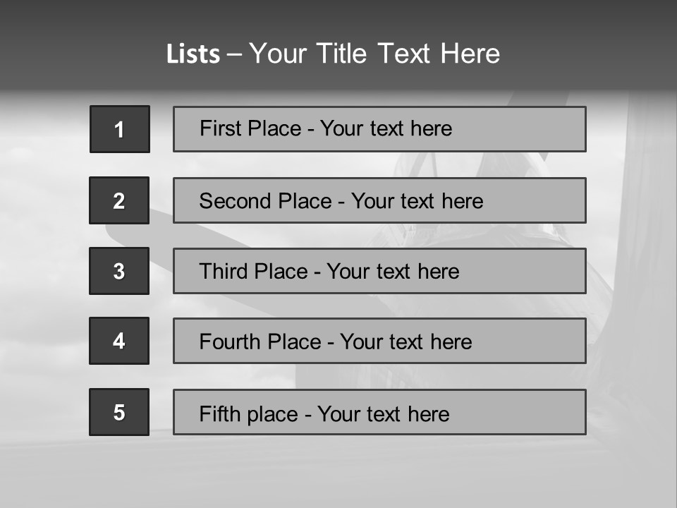 World War Ii Bomber Transportation PowerPoint Template